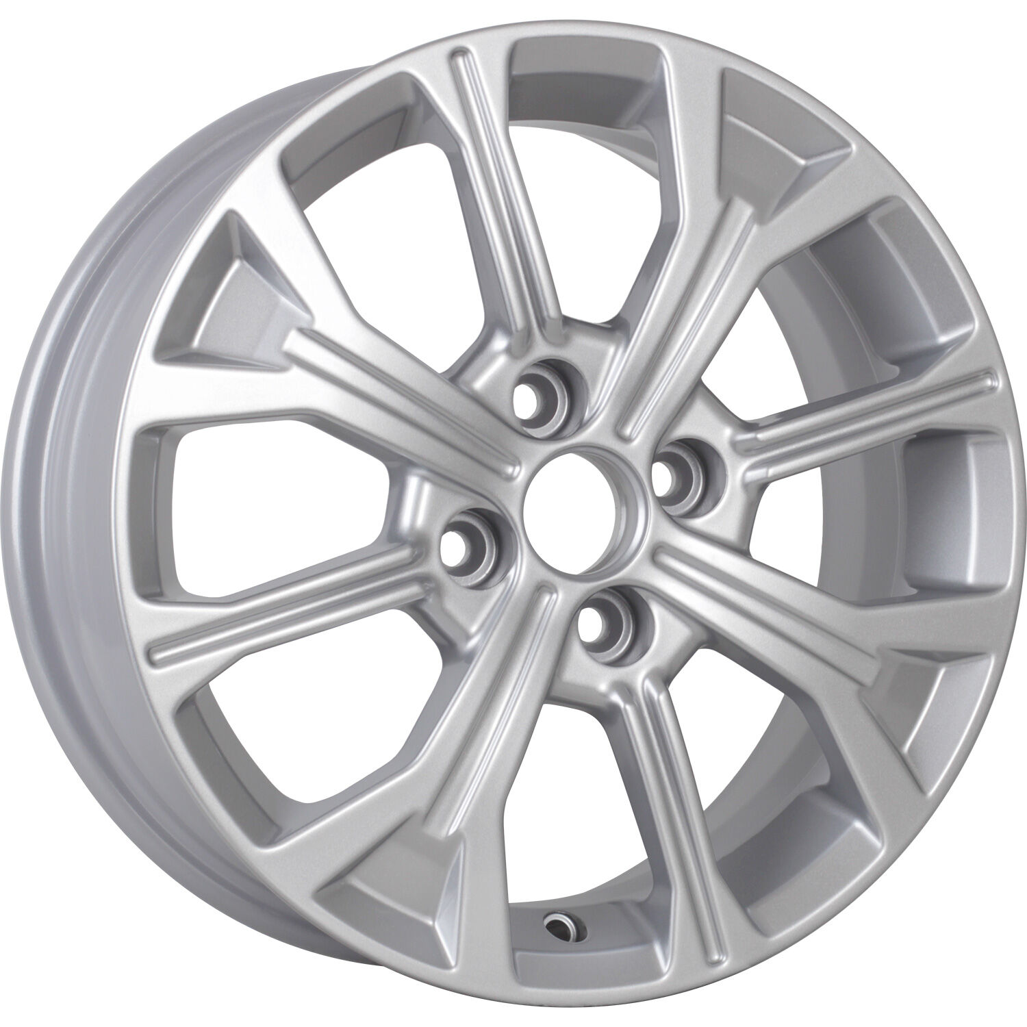 KDW KD1549 (ZV 15_Vesta) R15x6 4x100 ET50 CB60.1 Silver_Painted