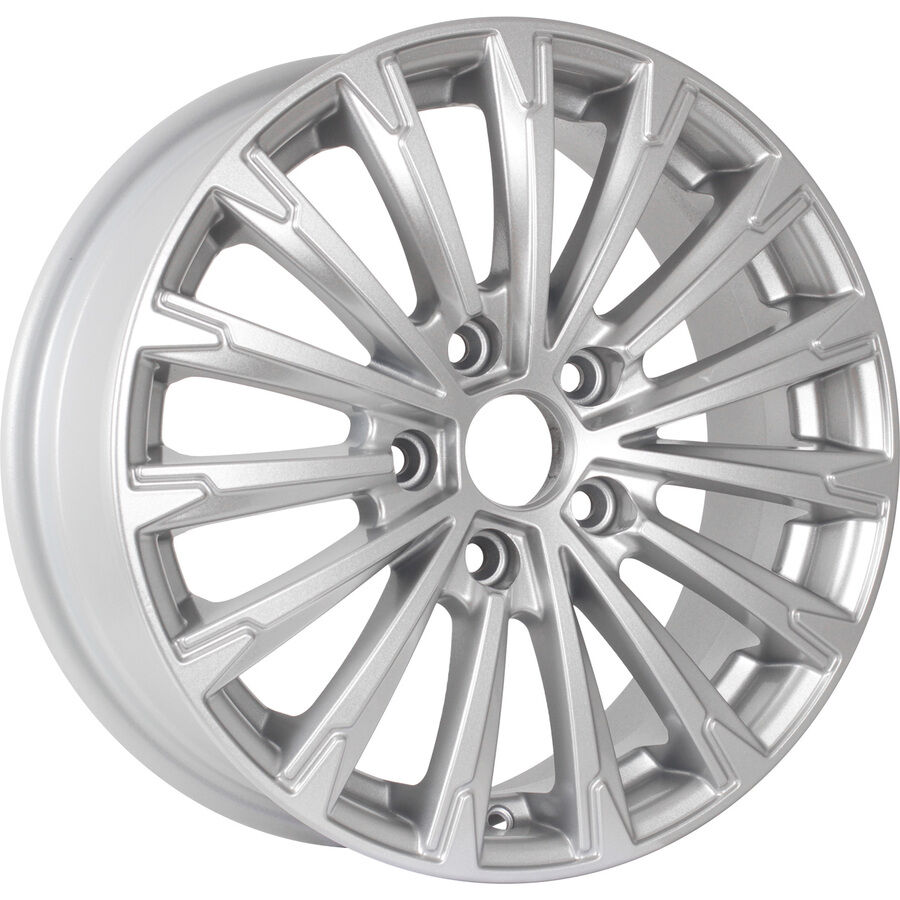 KDW KD1610 R16x6.5 4x100 ET50 CB60.1 Silver_Painted (Мятый обод)*