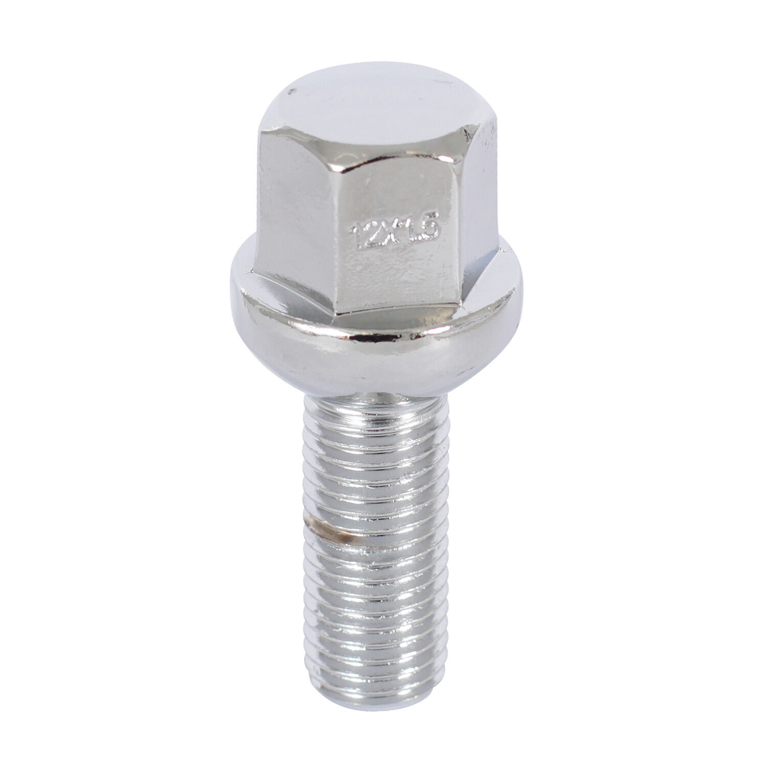 LS (Крепеж) Болт 12х1,5 54/27 сфера 17мм хром J-951