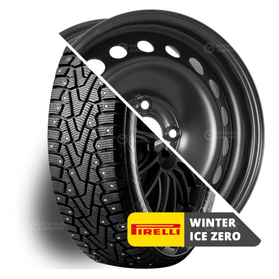 Kronprinz (Accuride) Winter Ice Zero R15 185/65 92T XL шип+Логан 2 R15x6 4x100 ET40 CB60.1 Black R15 185/65 92T XL шип+R15x6 4x100 ET40 CB60.1 Black
