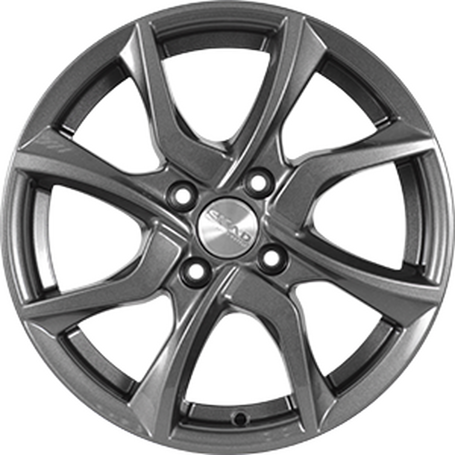 СКАД Тулон R15x6 4x100 ET39 CB56.6 Graphite