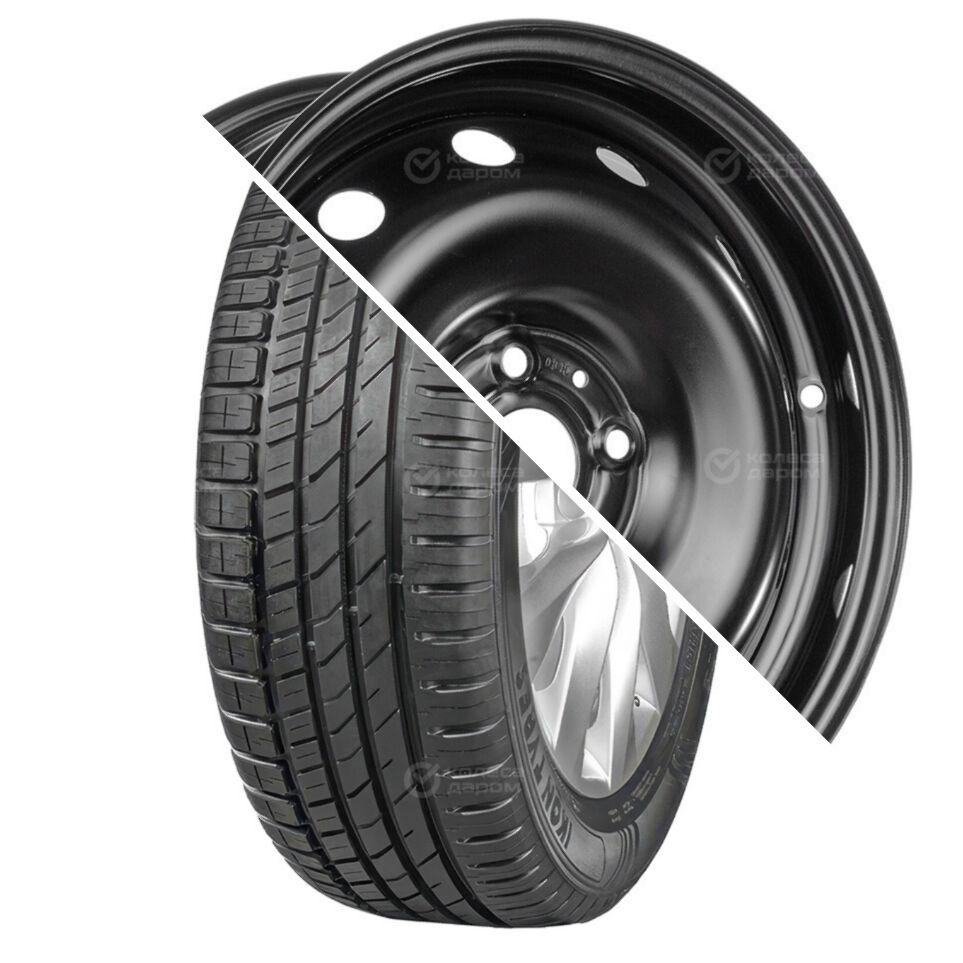 Ikon Character Eco (Nordman SX3) R15 185/65 88H + 15003 R15x6 4x100 ET46 CB54.1 Black R15 185/65 88H + R15x6 4x100 ET46 CB54.1 Black