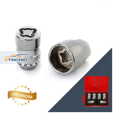 Гайка секретная M14x1,5 (35) конус, закрытая CH 4+2 ключа (ТАЙВАНЬ) L2209 Anmax