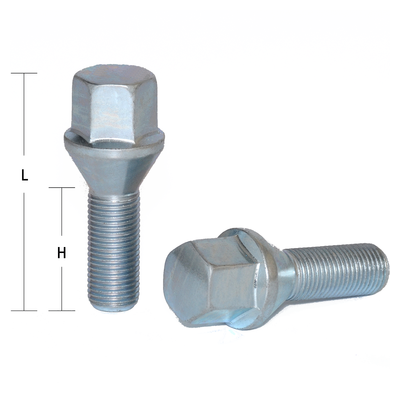 Болт M12x1,25 (52/ 28) hex17 конус цинк S-966-06