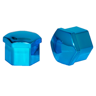 Комплект пластиковых колпачков hex17, blister 20+1, BLUE, JN-9566 LS
