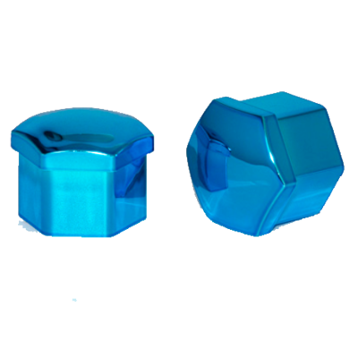 Комплект пластиковых колпачков hex19, blister 20+1, BLUE, JN-9766 LS