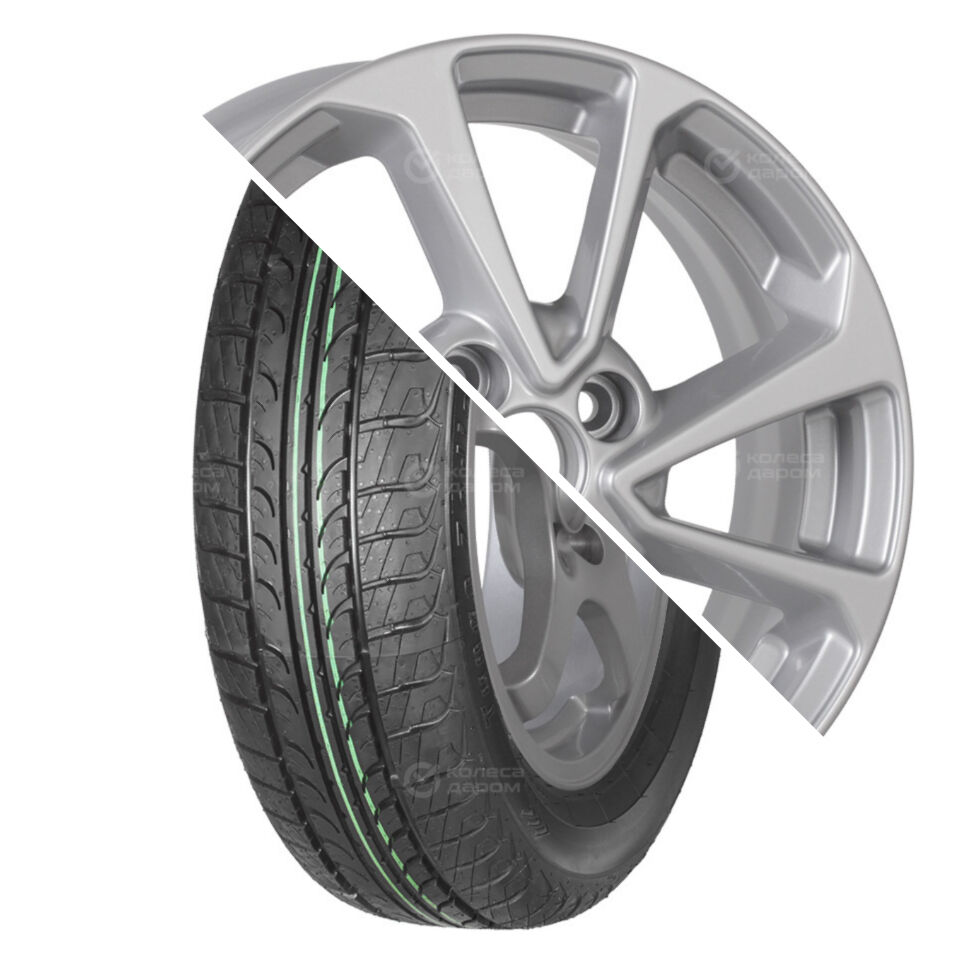 Tunga Zodiak 2 R15 185/65 92T    () + КС861 (ZV 15_Vesta)) R15x6 4x100 ET50 CB60.1 Silver  Zodiak 2 R15 185/65 92T     + КС861 (ZV 15_Vesta)) R15x6 4x100 ET50 CB60.1 Silver