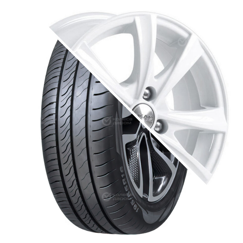 Strada 2 (V-134) R15 185/65 92V    () + Мальта R15x6 4x100 ET45 CB67.1 White  Strada 2 (V-134) R15 185/65 92V     + Мальта R15x6 4x100 ET45 CB67.1 White
